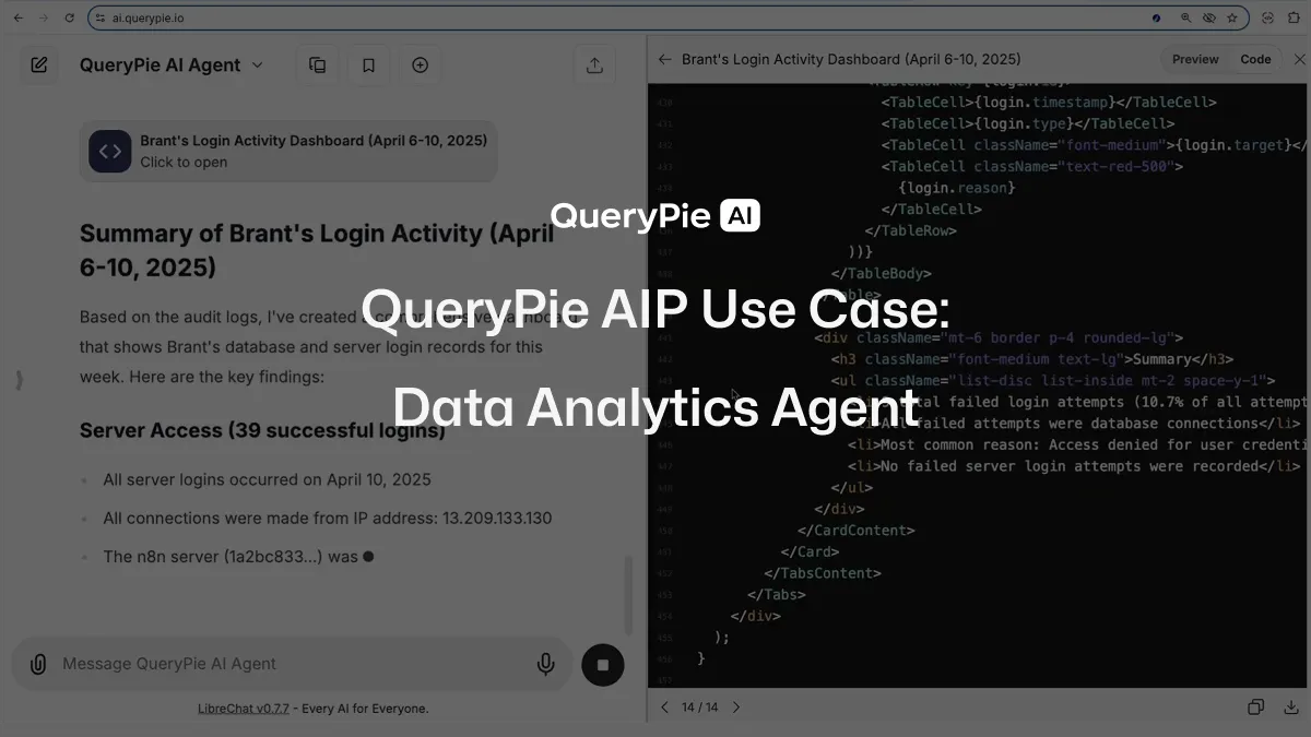 AIP Use Case: Data Analytics Agent